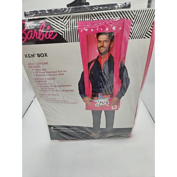 NEW Adult Barbie KEN DOLL In BOX Halloween Costume One Size Fits Most - Picture 1 of 5